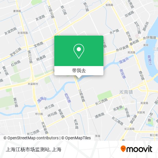 上海江杨市场监测站地图