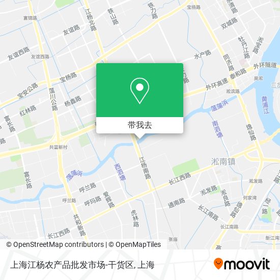 上海江杨农产品批发市场-干货区地图