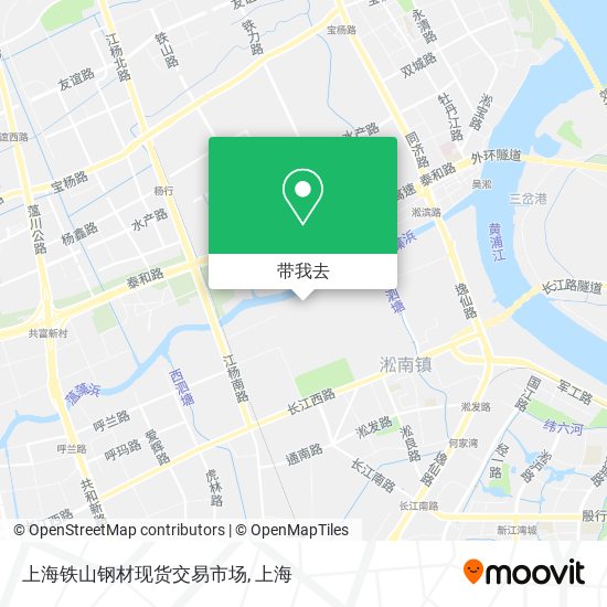 上海铁山钢材现货交易市场地图