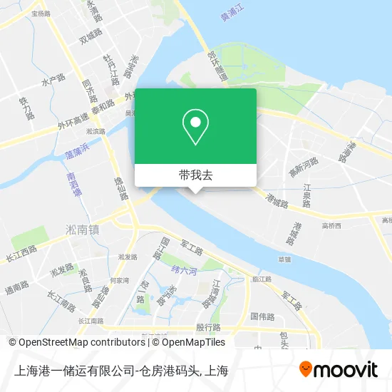 上海港一储运有限公司-仓房港码头地图