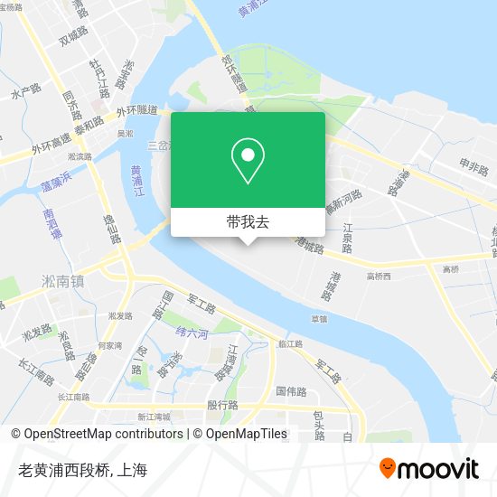 老黄浦西段桥地图