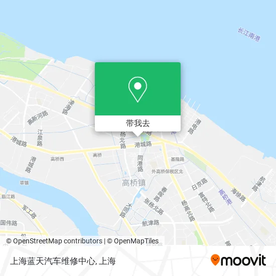 上海蓝天汽车维修中心地图