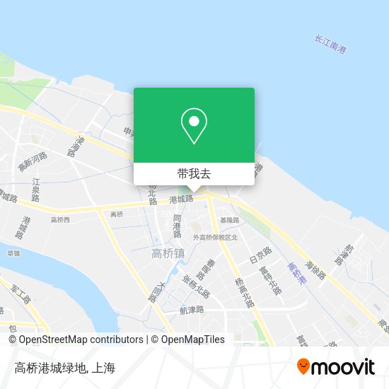 高桥港城绿地地图