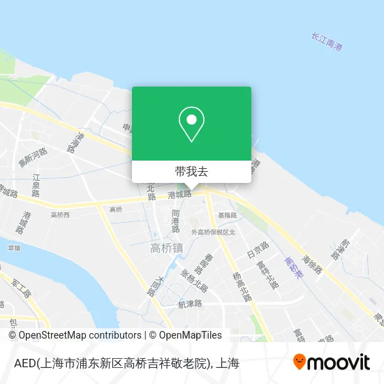 AED(上海市浦东新区高桥吉祥敬老院)地图