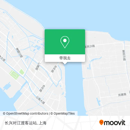 长兴对江渡客运站地图