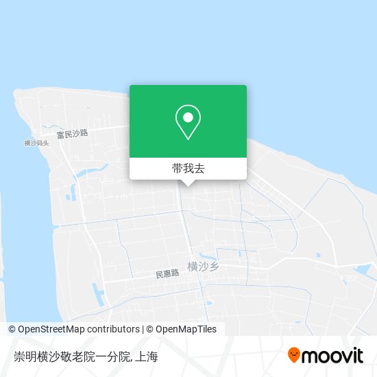 崇明横沙敬老院一分院地图
