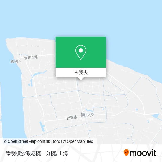 崇明横沙敬老院一分院地图