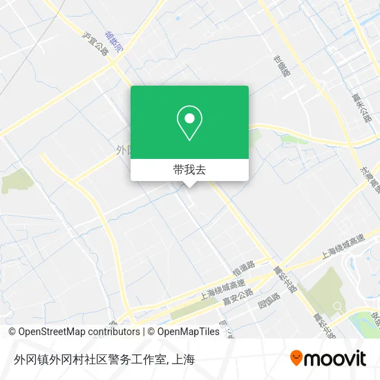 外冈镇外冈村社区警务工作室地图