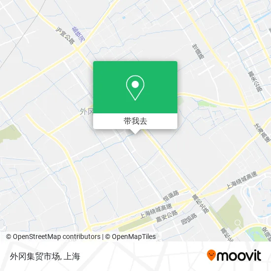 外冈集贸市场地图