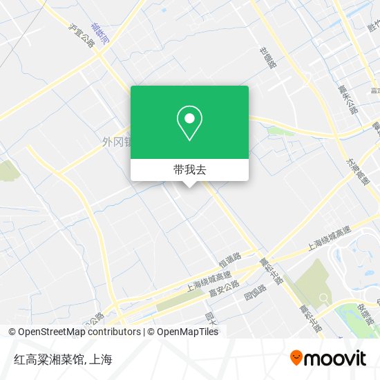 红高粱湘菜馆地图