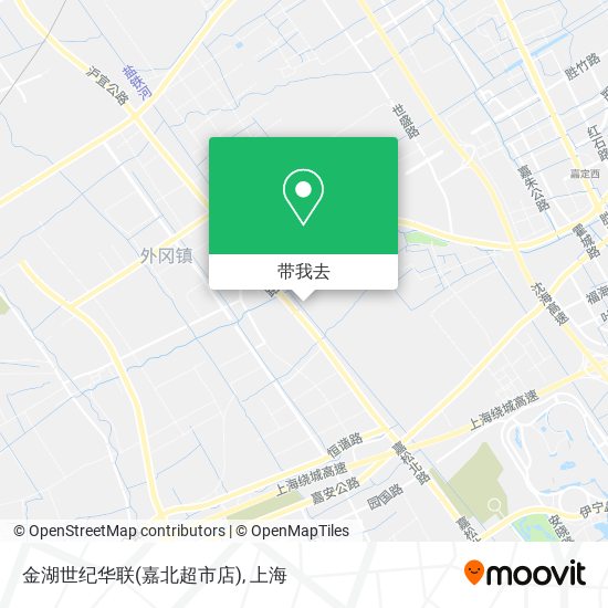 金湖世纪华联(嘉北超市店)地图