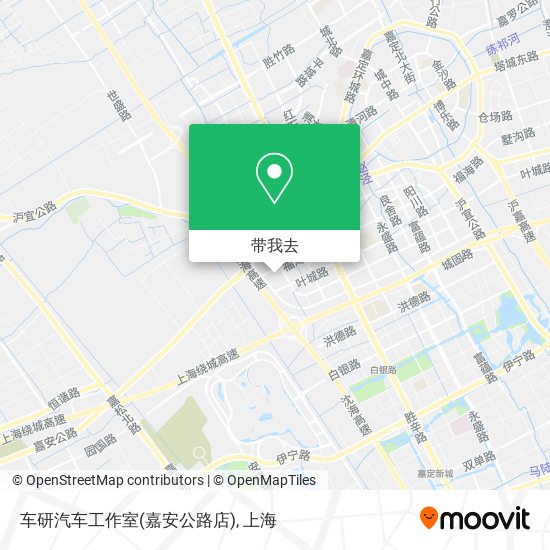 车研汽车工作室(嘉安公路店)地图