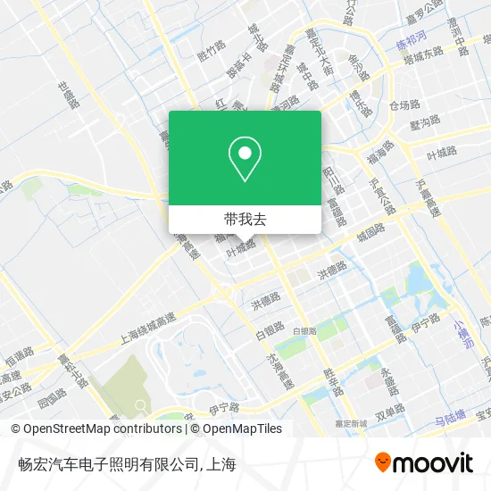 畅宏汽车电子照明有限公司地图