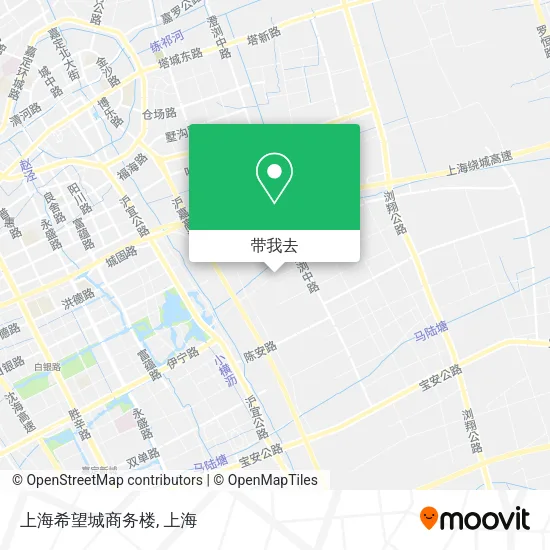 上海希望城商务楼地图
