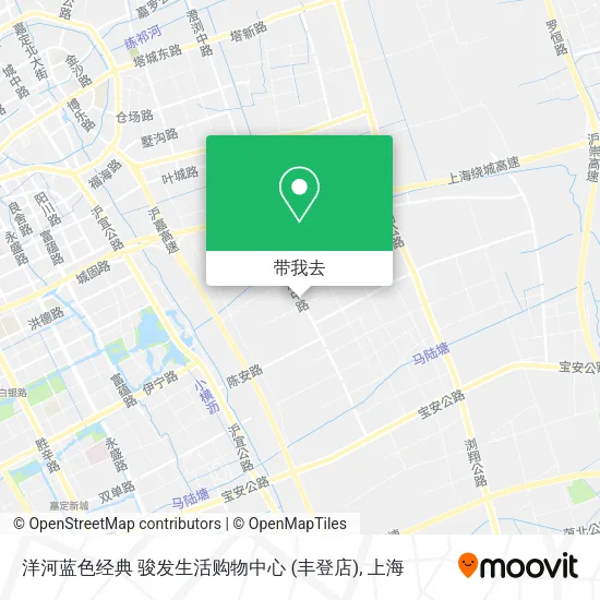 洋河蓝色经典  骏发生活购物中心 (丰登店)地图