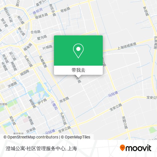 澄城公寓-社区管理服务中心地图