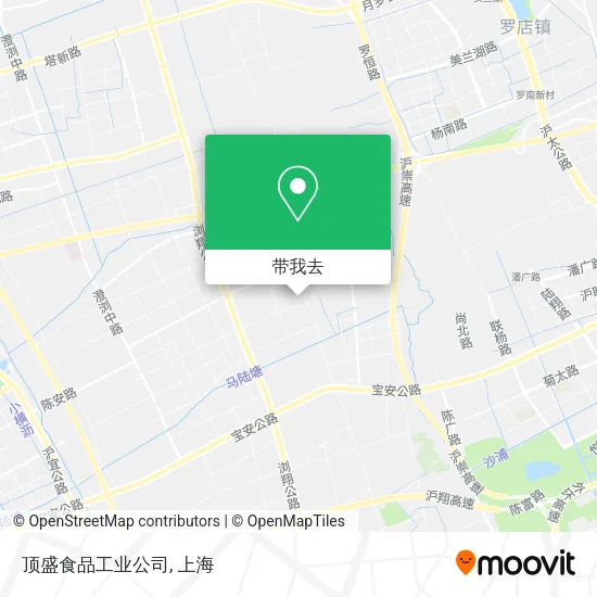 顶盛食品工业公司地图