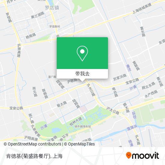 肯德基(菊盛路餐厅)地图