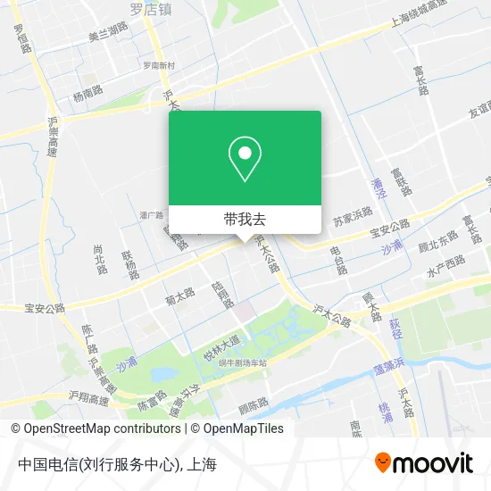 中国电信(刘行服务中心)地图