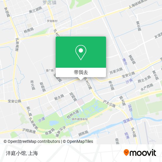 洋庭小馆地图