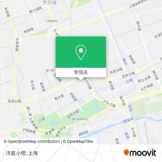 洋庭小馆地图