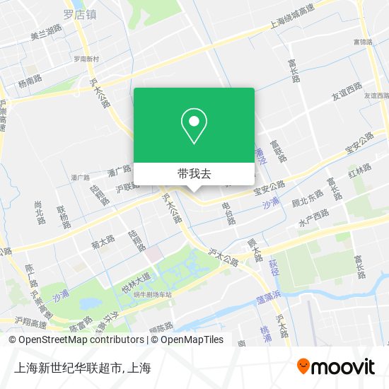 上海新世纪华联超市地图