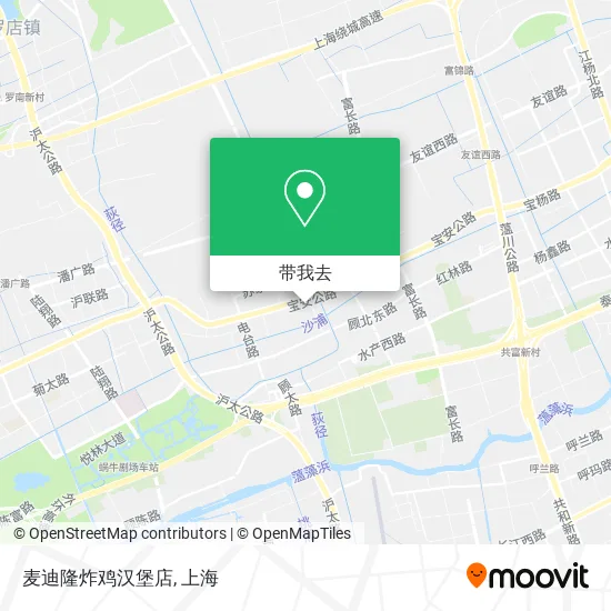 麦迪隆炸鸡汉堡店地图