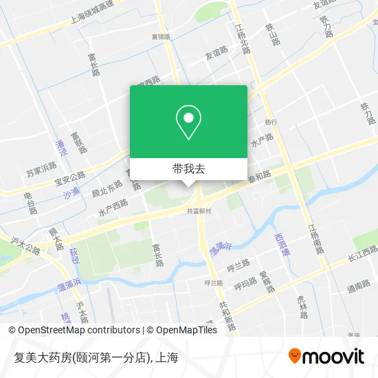 复美大药房(颐河第一分店)地图
