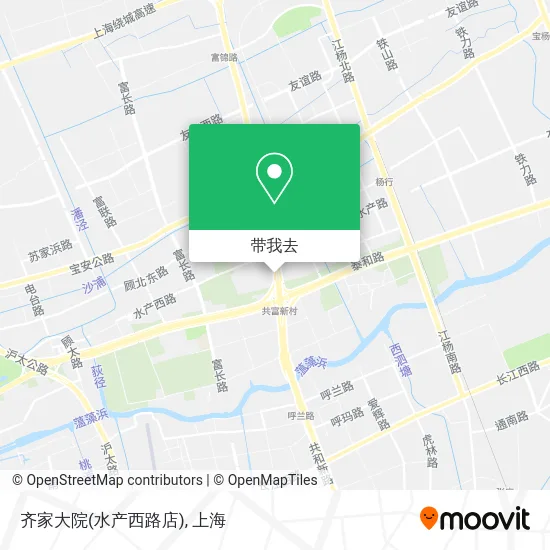 齐家大院(水产西路店)地图