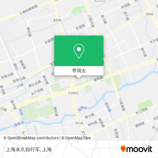 上海永久自行车地图