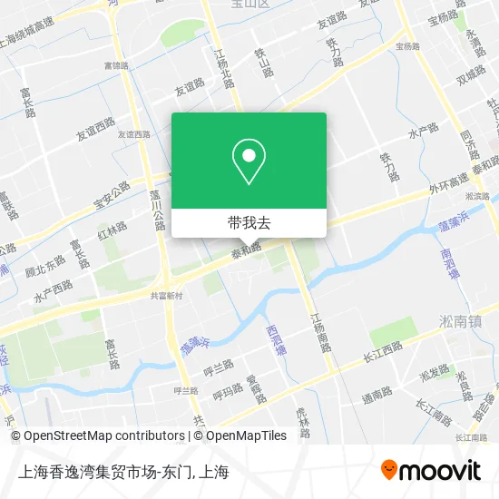 上海香逸湾集贸市场-东门地图
