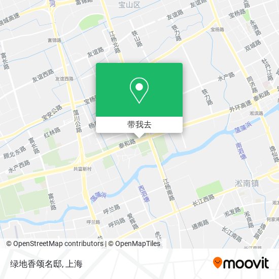 绿地香颂名邸地图