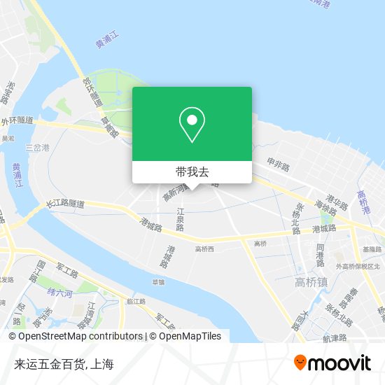 来运五金百货地图