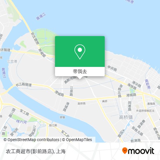 农工商超市(影前路店)地图