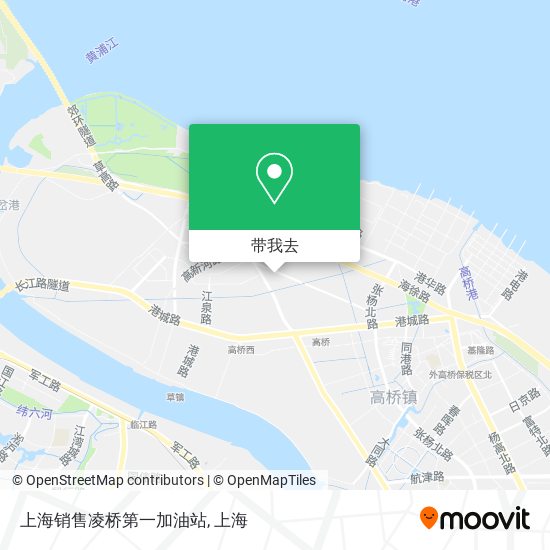 上海销售凌桥第一加油站地图