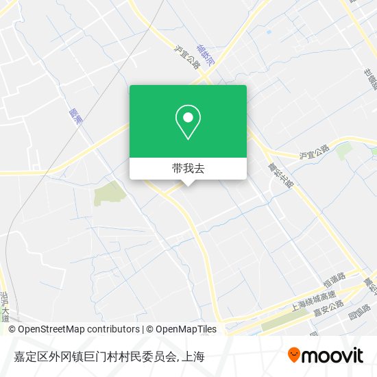 嘉定区外冈镇巨门村村民委员会地图