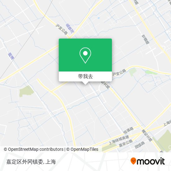 嘉定区外冈镇委地图