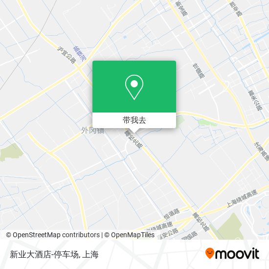 新业大酒店-停车场地图