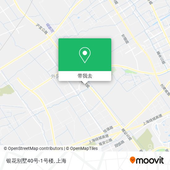银花别墅40号-1号楼地图
