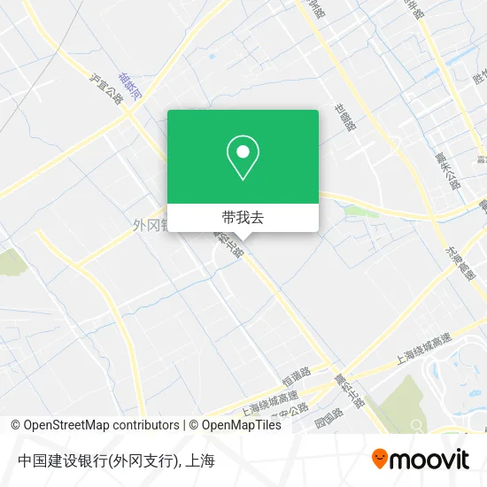 中国建设银行(外冈支行)地图