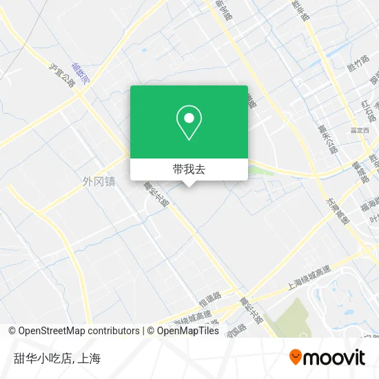 甜华小吃店地图