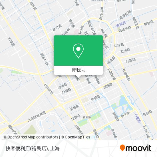 快客便利店(裕民店)地图