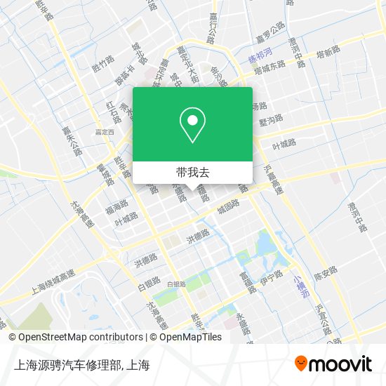 上海源骋汽车修理部地图