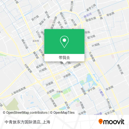 中青旅东方国际酒店地图