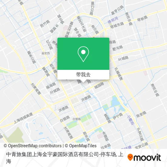中青旅集团上海金宇豪国际酒店有限公司-停车场地图
