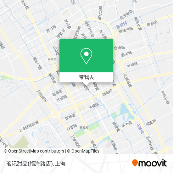 茗记甜品(福海路店)地图