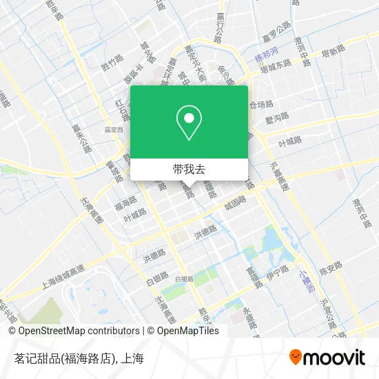 茗记甜品(福海路店)地图