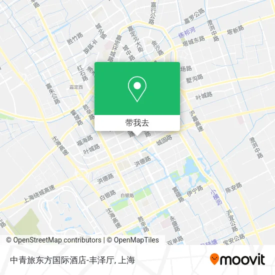 中青旅东方国际酒店-丰泽厅地图