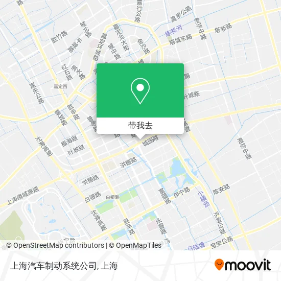 上海汽车制动系统公司地图