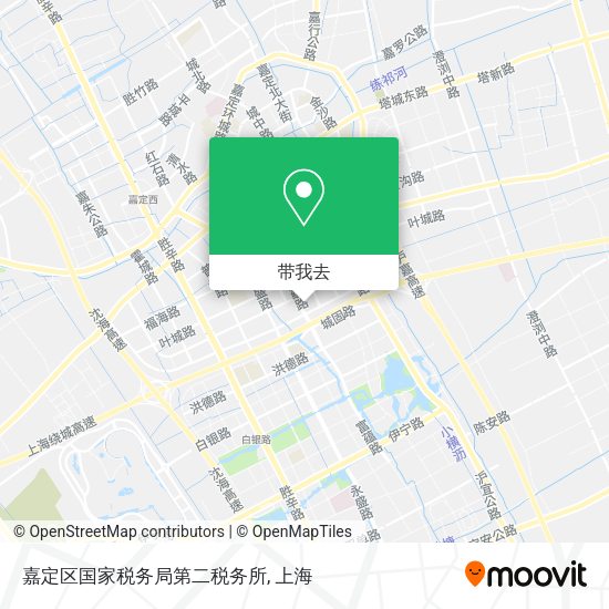 嘉定区国家税务局第二税务所地图